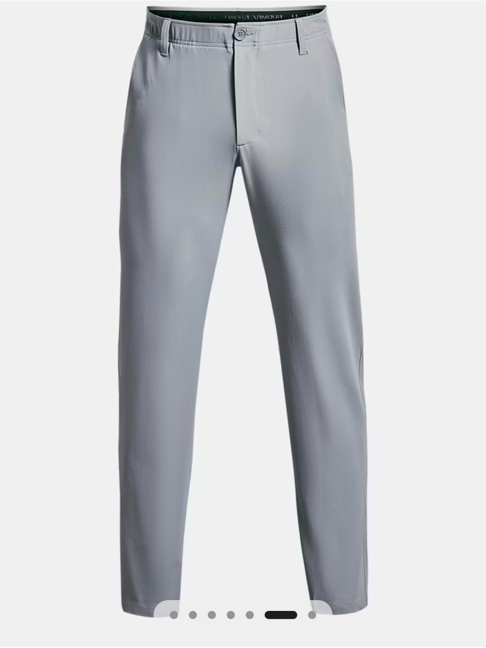 Under Amour Men's Gray Casual Chino Pants - Classic Straight Fit